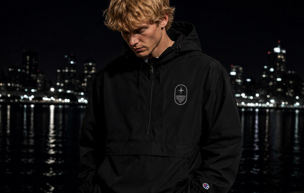 Embroidered Champion Packable Jacket
